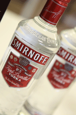  Smirnoff value and volume fell by five per cent in the 2010 table, achieving an overall score of 88.9 per cent which nevertheless provided it with a significant  margin over its nearest rivals.